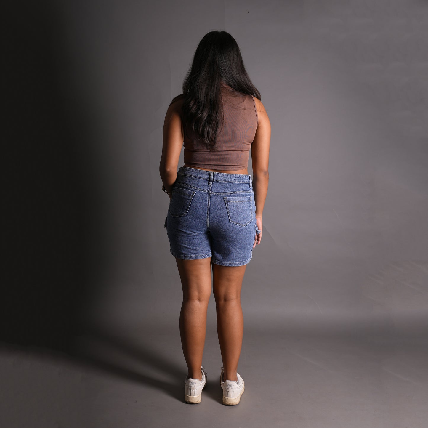 Roku Denim Cargo Shorts (Women's)