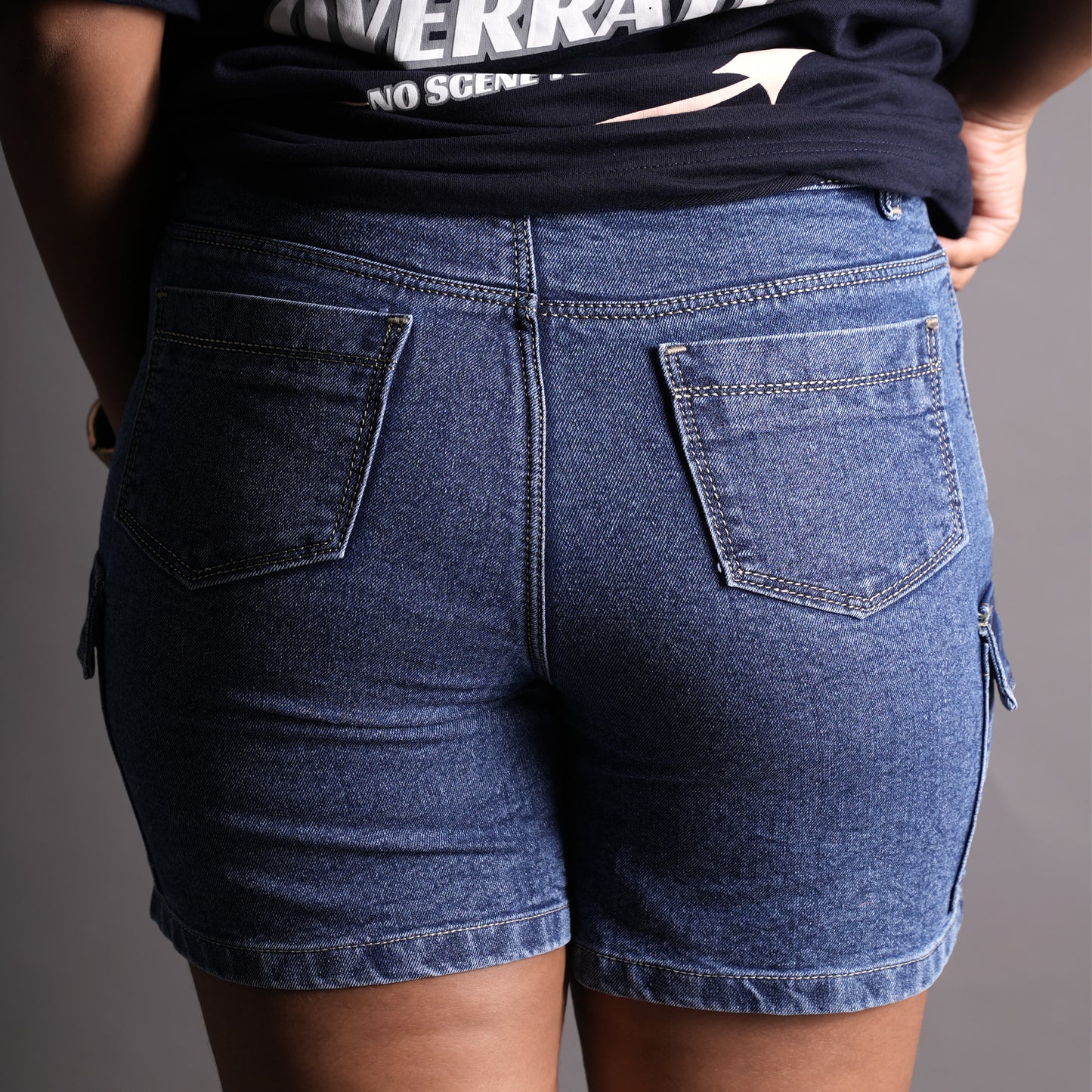Roku Denim Cargo Shorts (Women's)