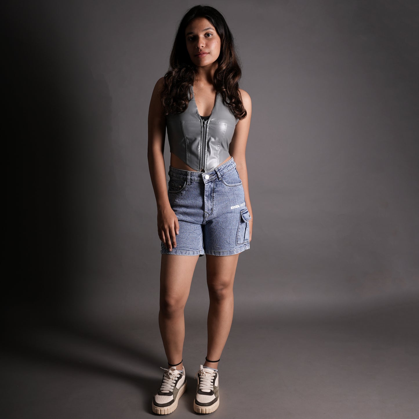 Roku Denim Cargo Shorts (Women's)
