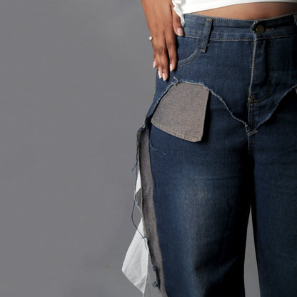 Upside Down Baggy Jeans (Women's)