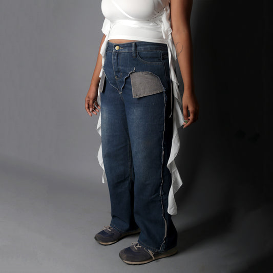 Upside Down Baggy Jeans (Women's)