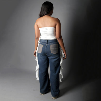 Upside Down Baggy Jeans (Women's)