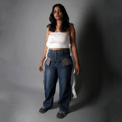 Upside Down Baggy Jeans (Women's)