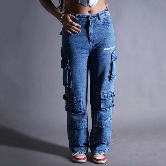 Deca Denim Cargo Pants (Women's)
