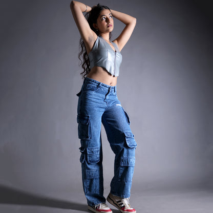 Deca Denim Cargo Pants (Women's)
