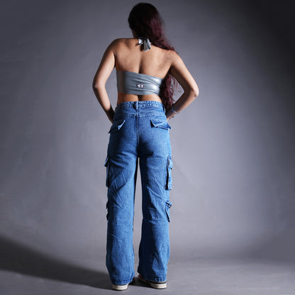 Deca Denim Cargo Pants (Women's)