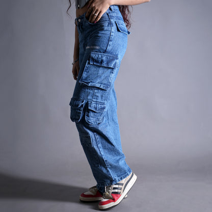 Deca Denim Cargo Pants (Women's)