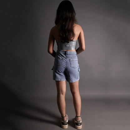 Roku Denim Cargo Shorts (Women's)