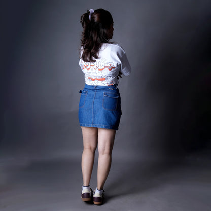 Sei Denim Cargo Skirt